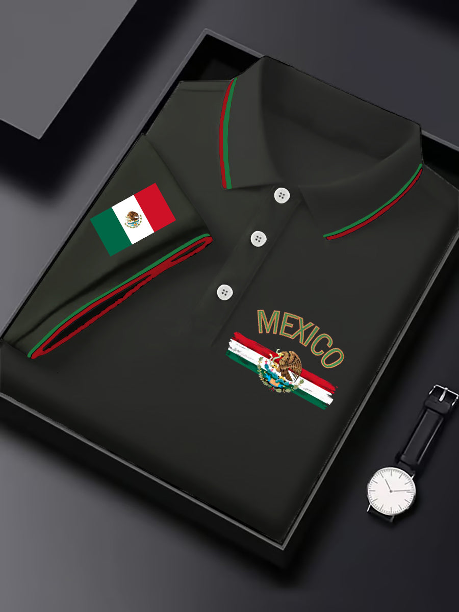 Camisa de la bandera de México de los hombres