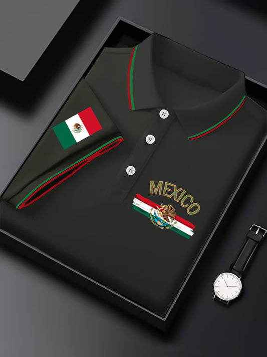 Camisa de la bandera de México de los hombres