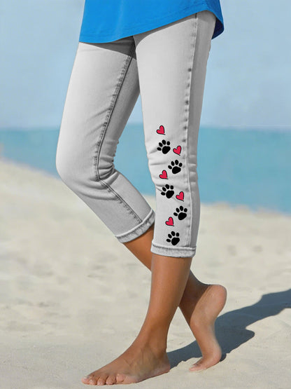 Polainas de mujer Denim Paw Cropped