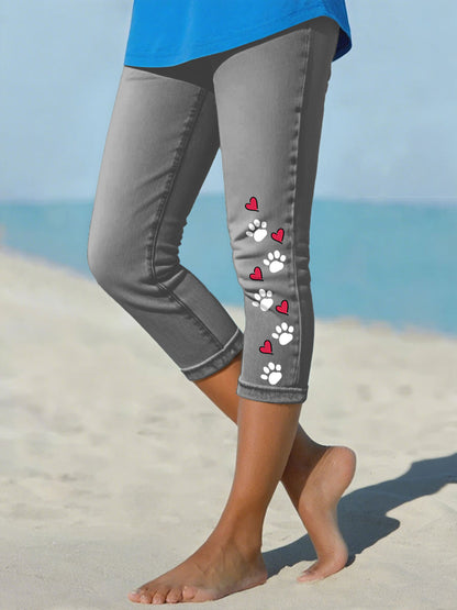 Polainas de mujer Denim Paw Cropped