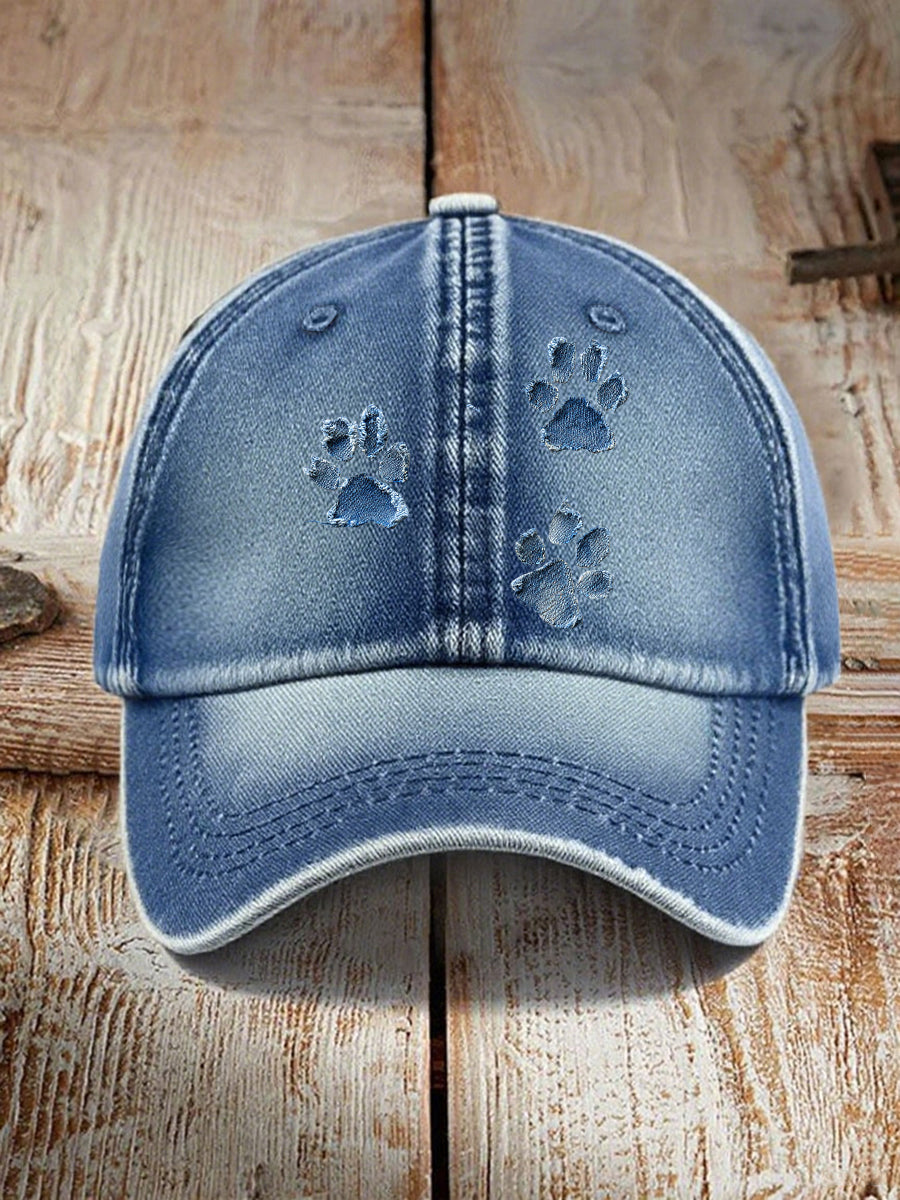 Sombreros de pata de perro de mezclilla unisex