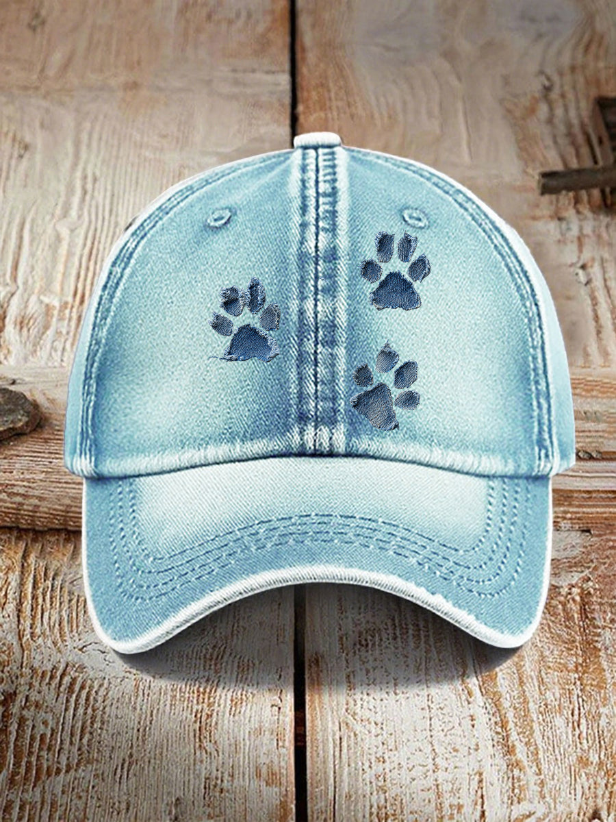 Sombreros de pata de perro de mezclilla unisex