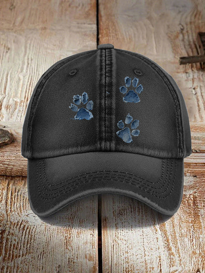Sombreros de pata de perro de mezclilla unisex