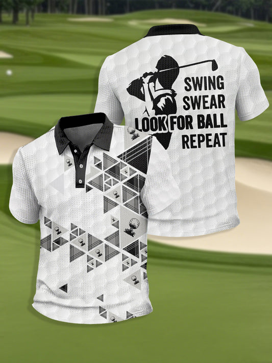 Camisa de manga corta de golf para hombre