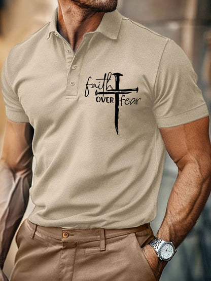 Hombres I Can't But I Know A Guy Printed Casual Button Camiseta