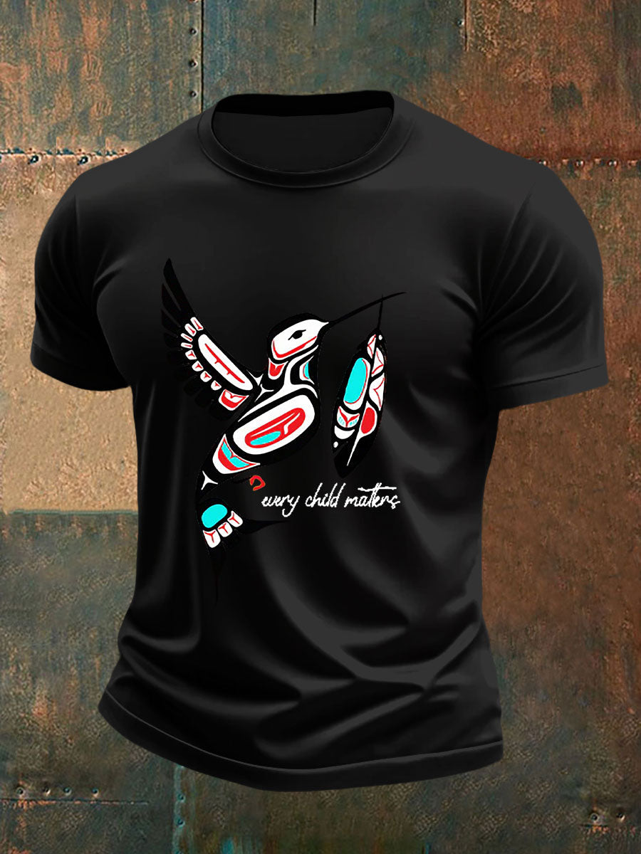 Camiseta casual impresa de Every Child Matters para hombre