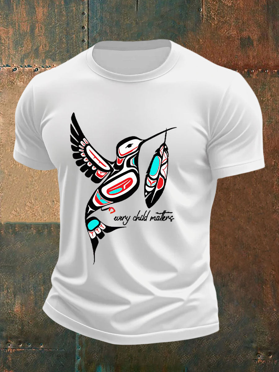 Camiseta casual impresa de Every Child Matters para hombre