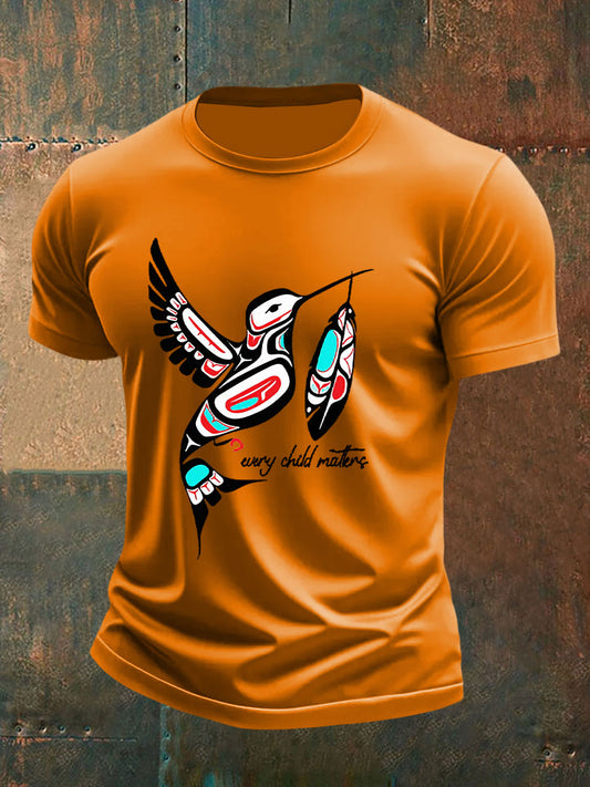 Camiseta casual impresa de Every Child Matters para hombre