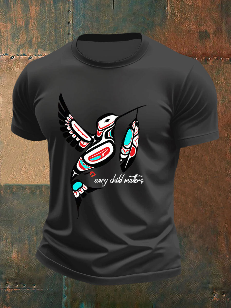 Camiseta casual impresa de Every Child Matters para hombre
