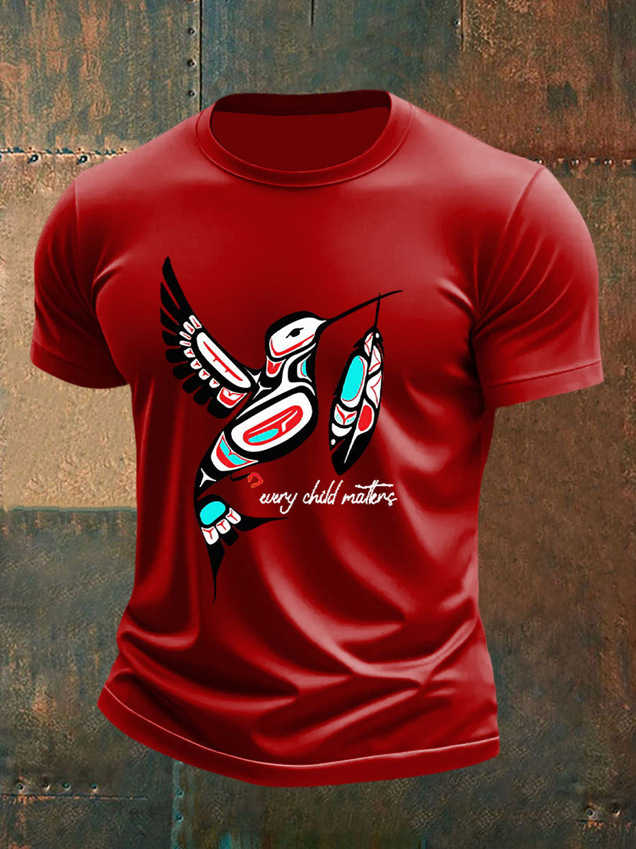 Camiseta casual impresa de Every Child Matters para hombre