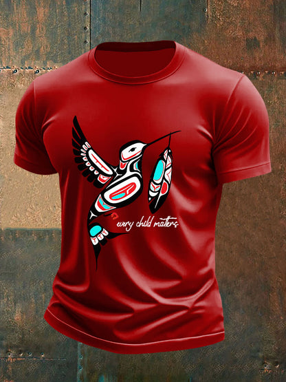 Camiseta casual impresa de Every Child Matters para hombre