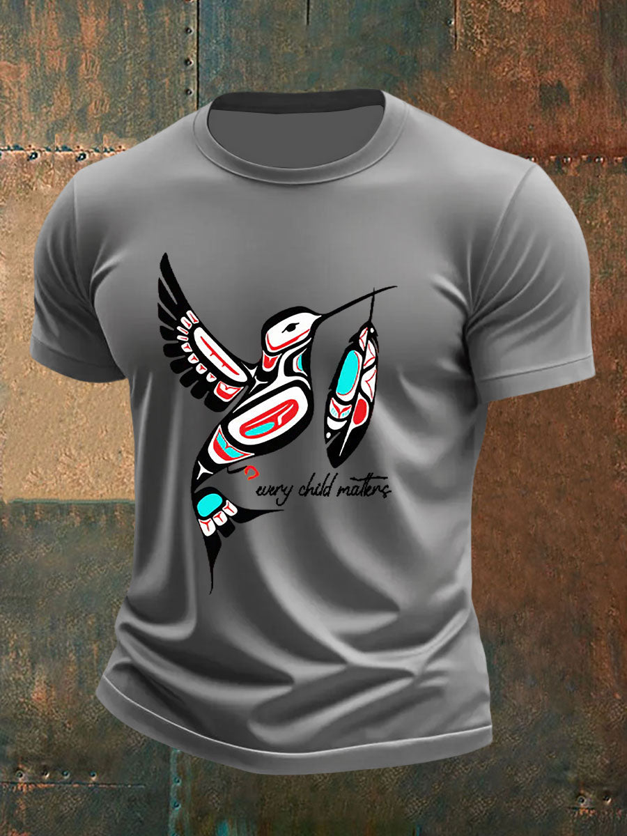 Camiseta casual impresa de Every Child Matters para hombre