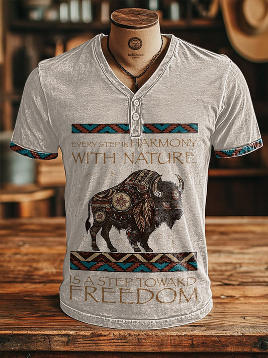 Camiseta americana nativa de los hombres