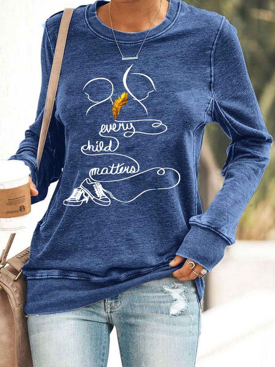 Top casual estampado Every Child Matters para mujer