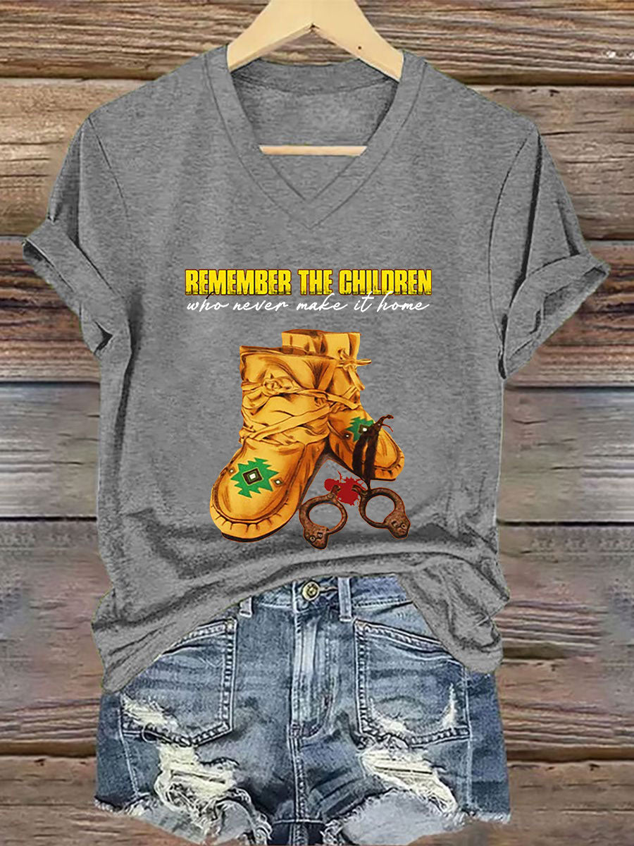 Camiseta estampada Every Child Matters para mujer