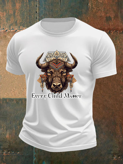 Camiseta casual impresa de Every Child Matters para hombre