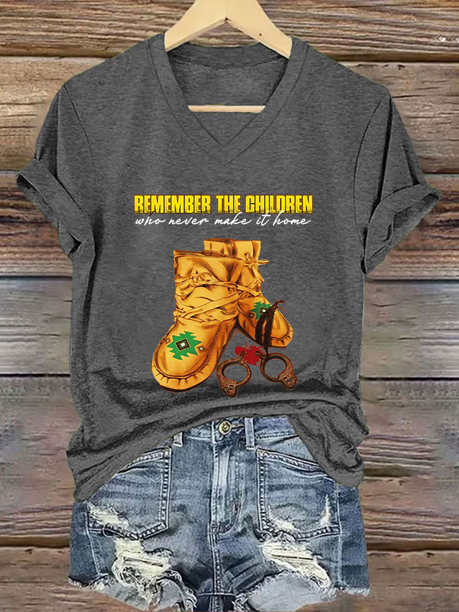 Camiseta estampada Every Child Matters para mujer