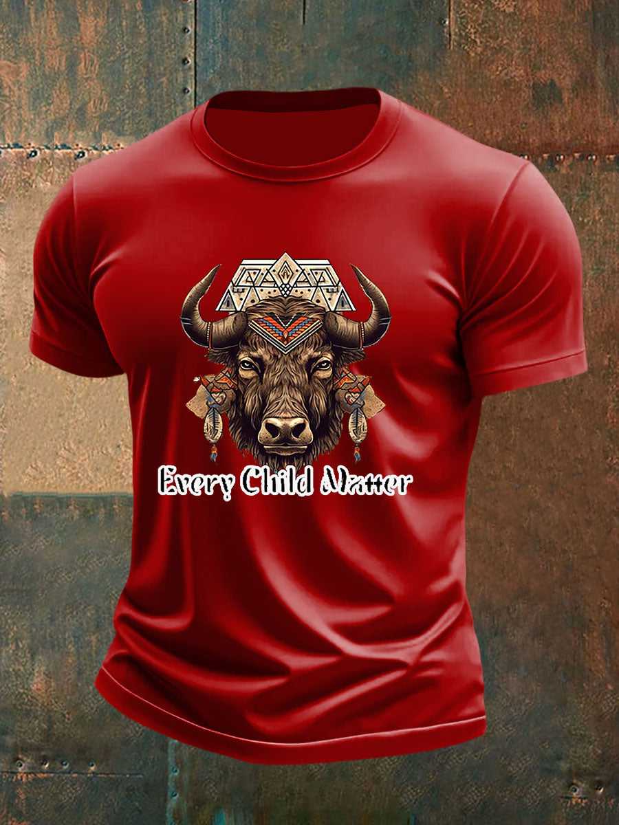 Camiseta casual impresa de Every Child Matters para hombre