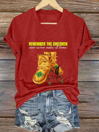 Camiseta estampada Every Child Matters para mujer