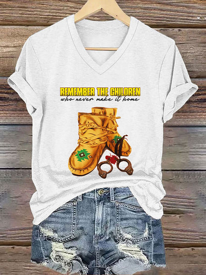 Camiseta estampada Every Child Matters para mujer