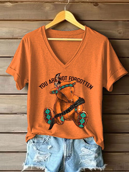 Camiseta estampada Every Child Matters para mujer