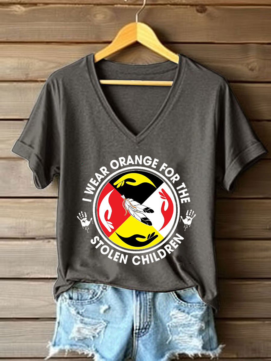 Camiseta casual impresa de Every Child Matters para mujer