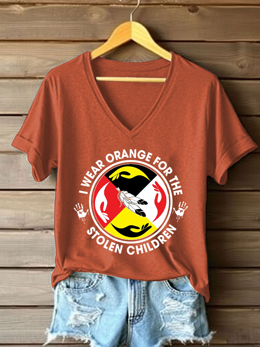 Camiseta casual impresa de Every Child Matters para mujer