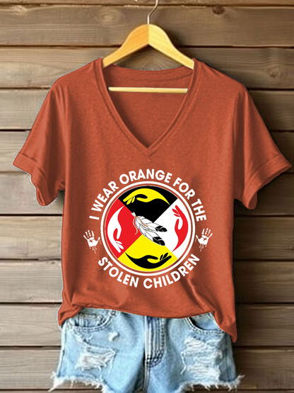 Camiseta casual impresa de Every Child Matters para mujer