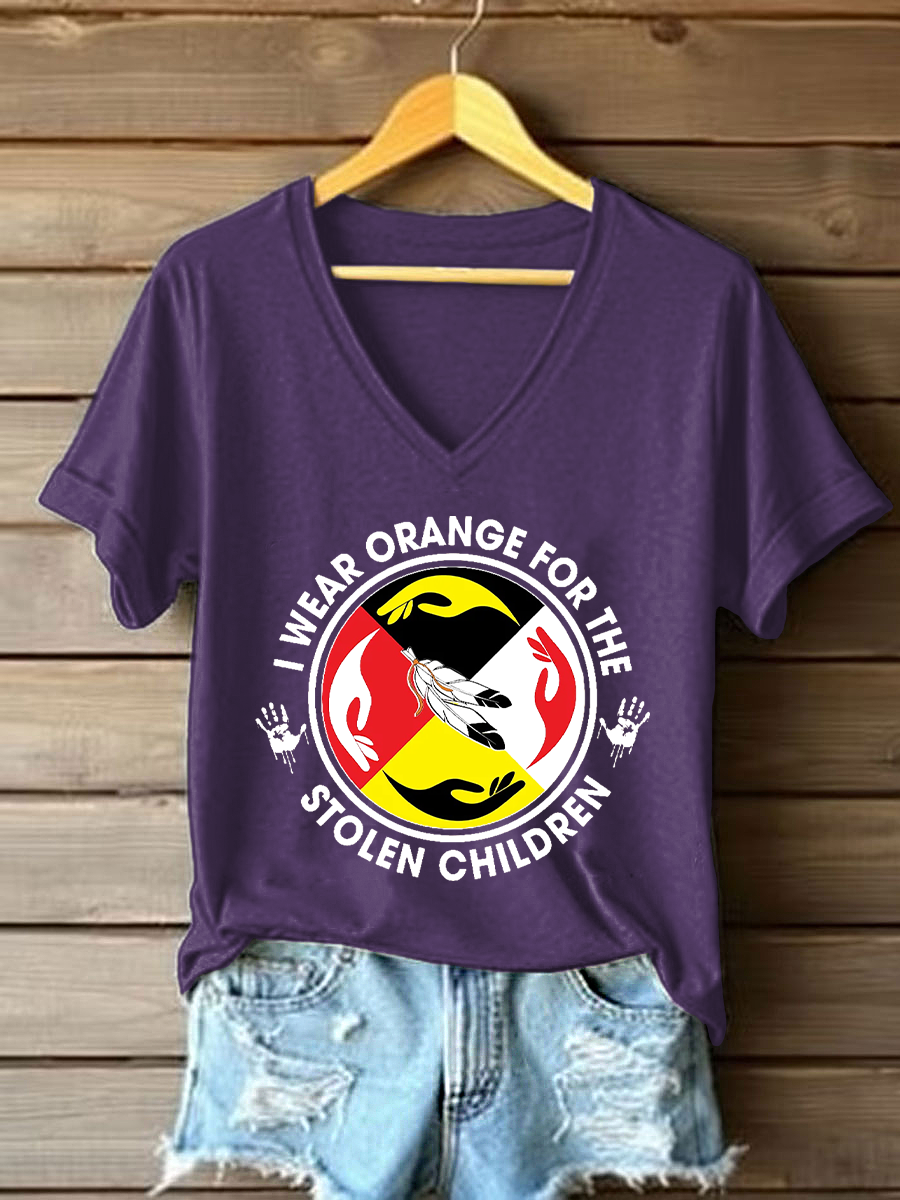 Camiseta casual impresa de Every Child Matters para mujer