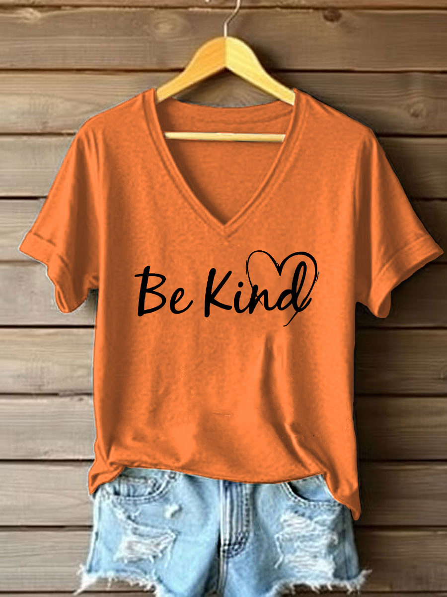 Mujer Be Kind Every Child Matters Print Camiseta