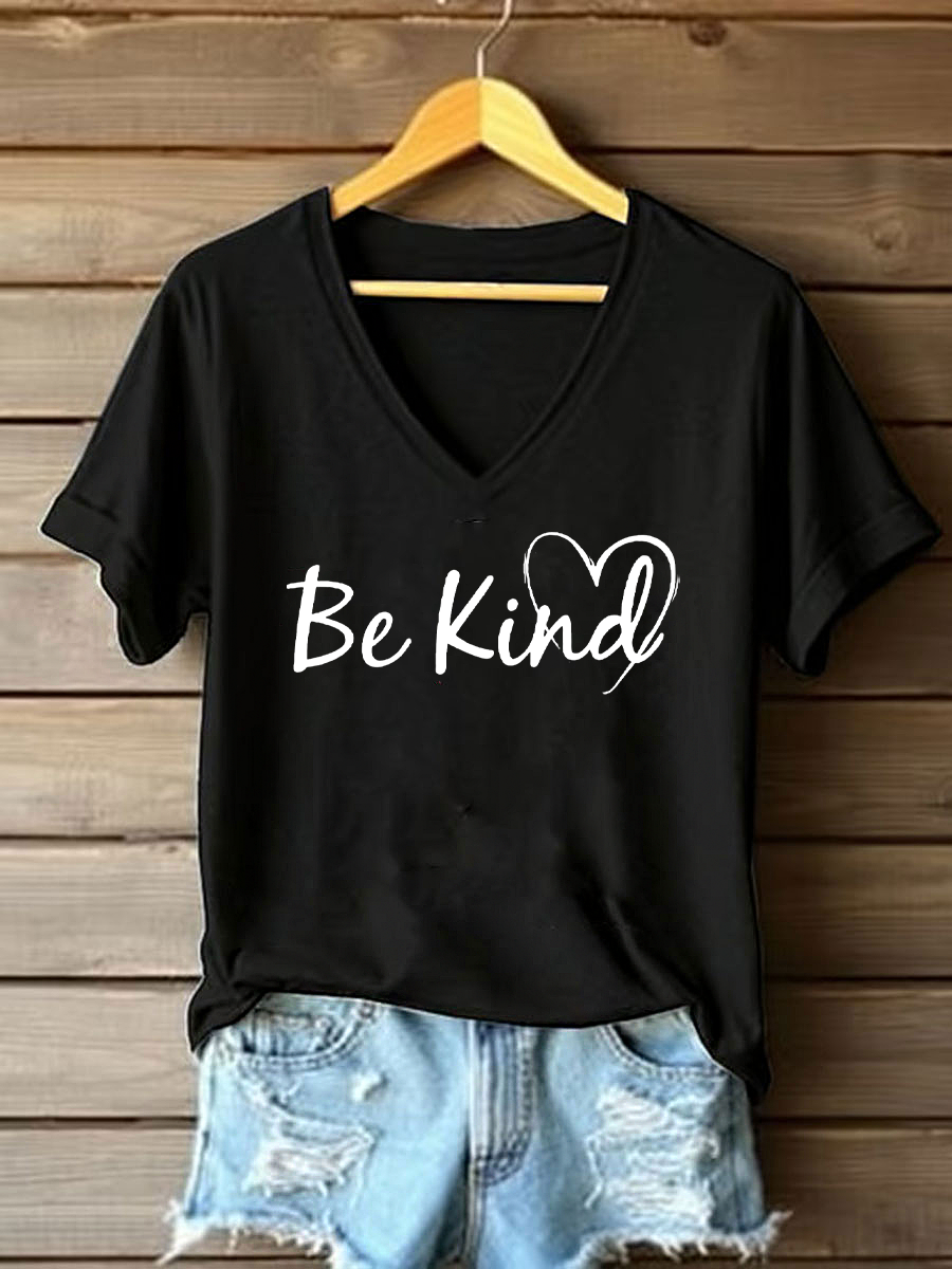 Mujer Be Kind Every Child Matters Print Camiseta