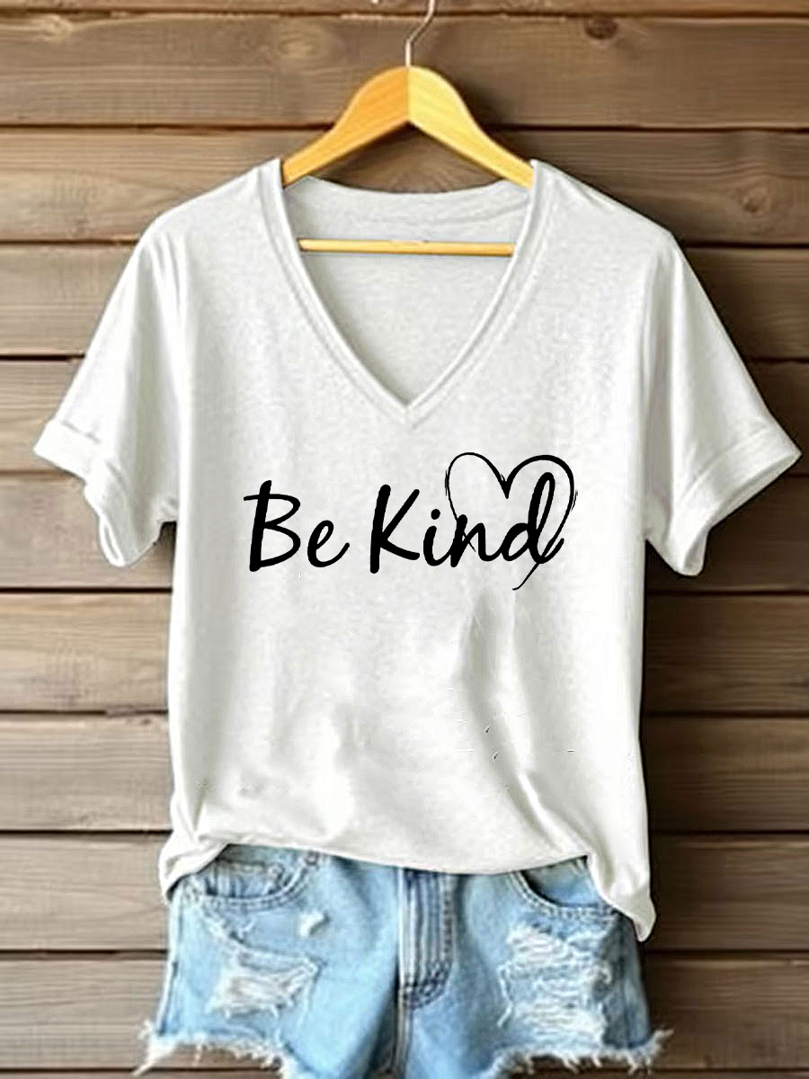 Mujer Be Kind Every Child Matters Print Camiseta