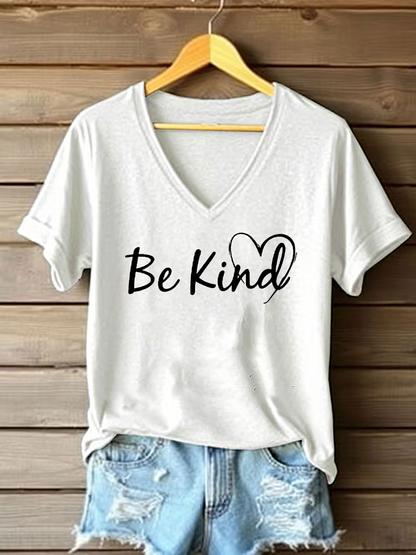 Mujer Be Kind Every Child Matters Print Camiseta