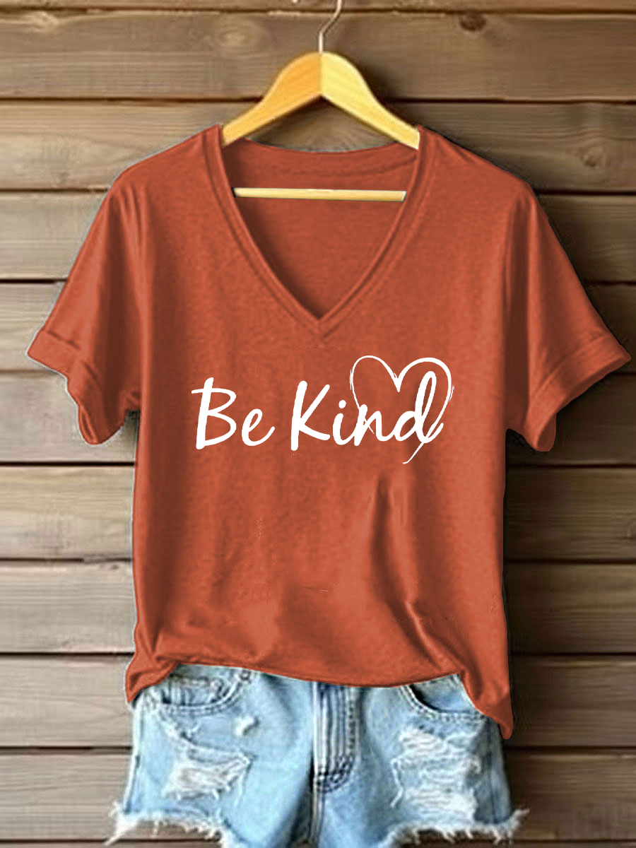 Mujer Be Kind Every Child Matters Print Camiseta
