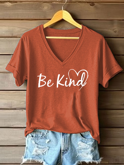 Mujer Be Kind Every Child Matters Print Camiseta