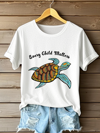 Camiseta estampada Every Child Matters para mujer