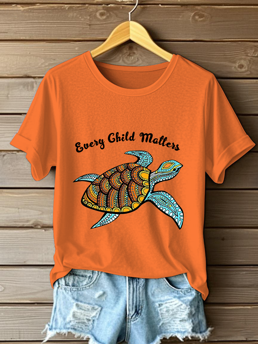 Camiseta estampada Every Child Matters para mujer