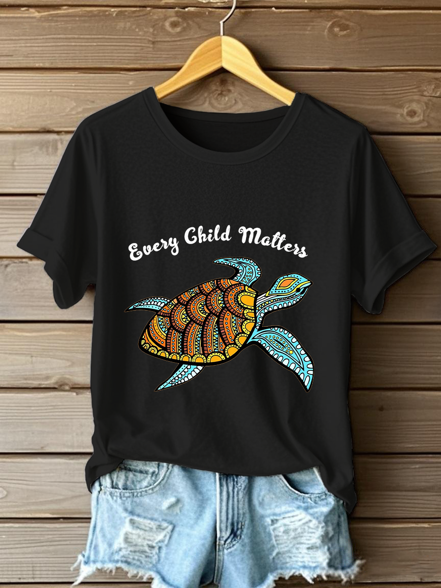Camiseta estampada Every Child Matters para mujer