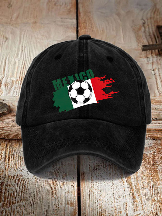 Sombrero de impresión de equipo de fútbol unisex