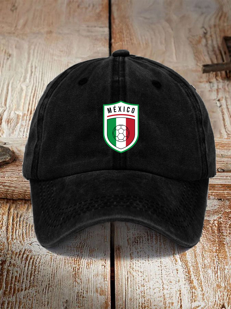 Sombrero de impresión de equipo de fútbol unisex