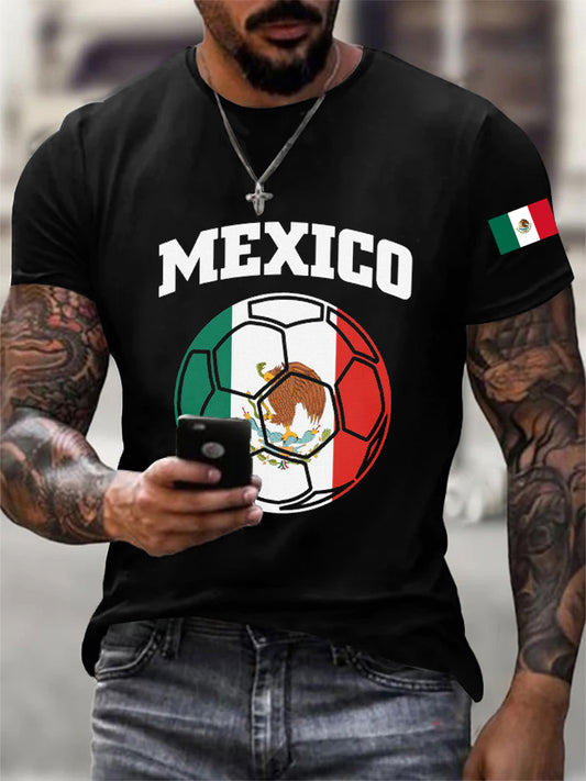 Camiseta con estampado México Soccer Team para hombre
