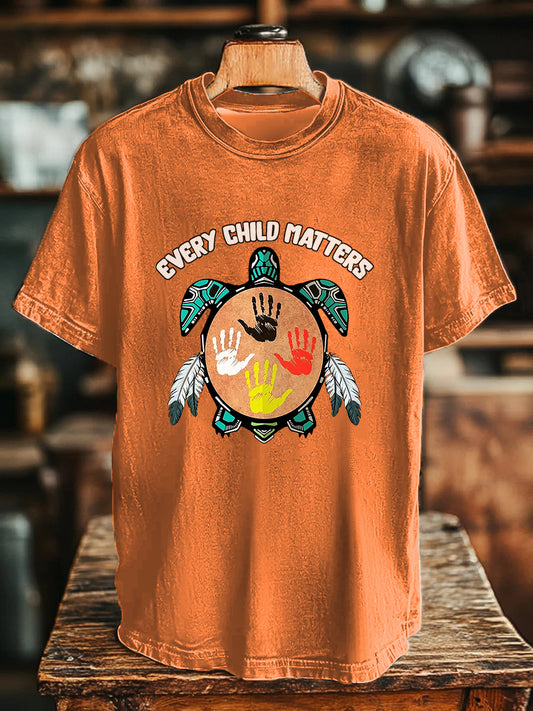 Camiseta casual impresa de Every Child Matters para hombre