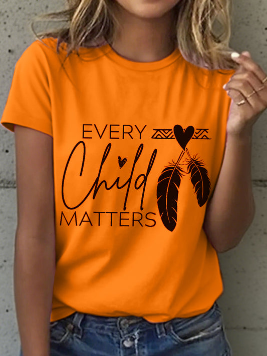 Camiseta con estampado floral Every Child Matters para mujer