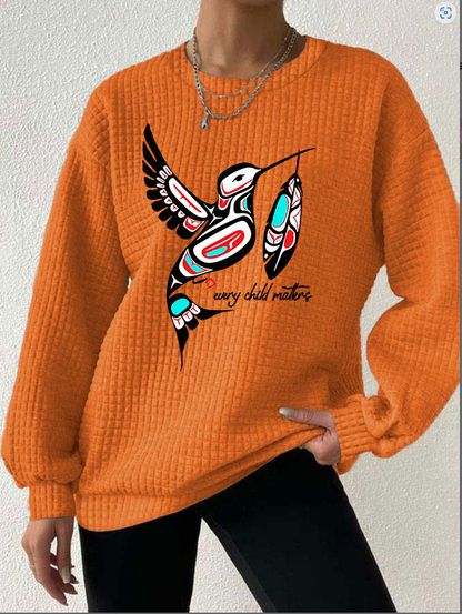 Sudadera de mujer Every Child Matters Waffle Print