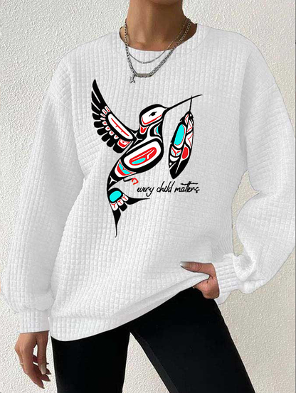 Sudadera de mujer Every Child Matters Waffle Print