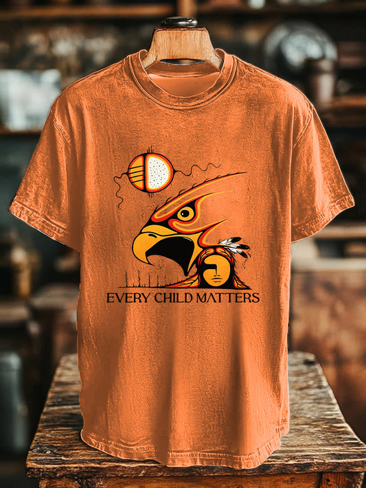 Camiseta casual impresa de Every Child Matters para hombre