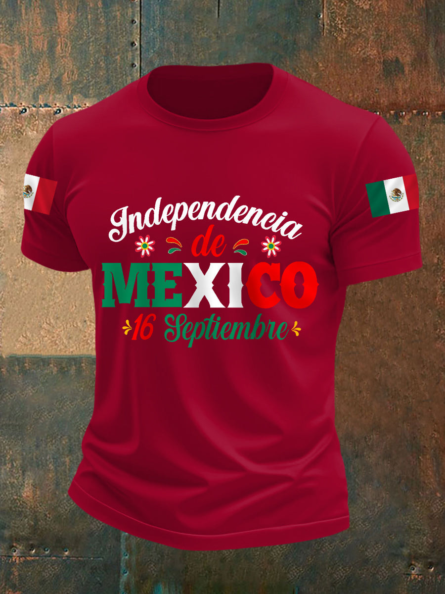 Camiseta de Hombre Independencia de México