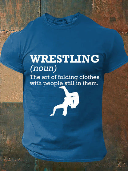 Camisetas de Definición de Lucha de los hombres