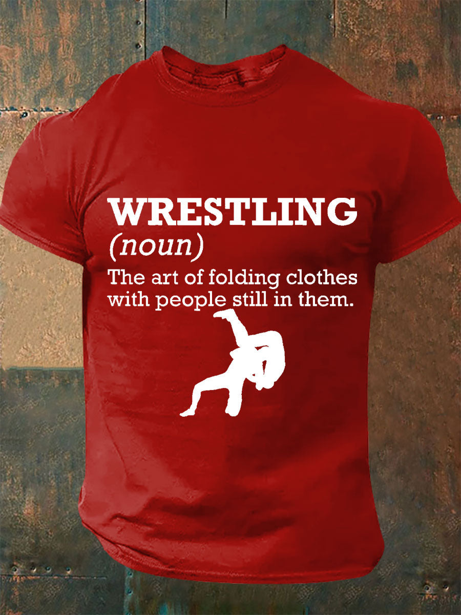 Camisetas de Definición de Lucha de los hombres