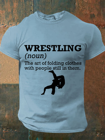 Camisetas de Definición de Lucha de los hombres